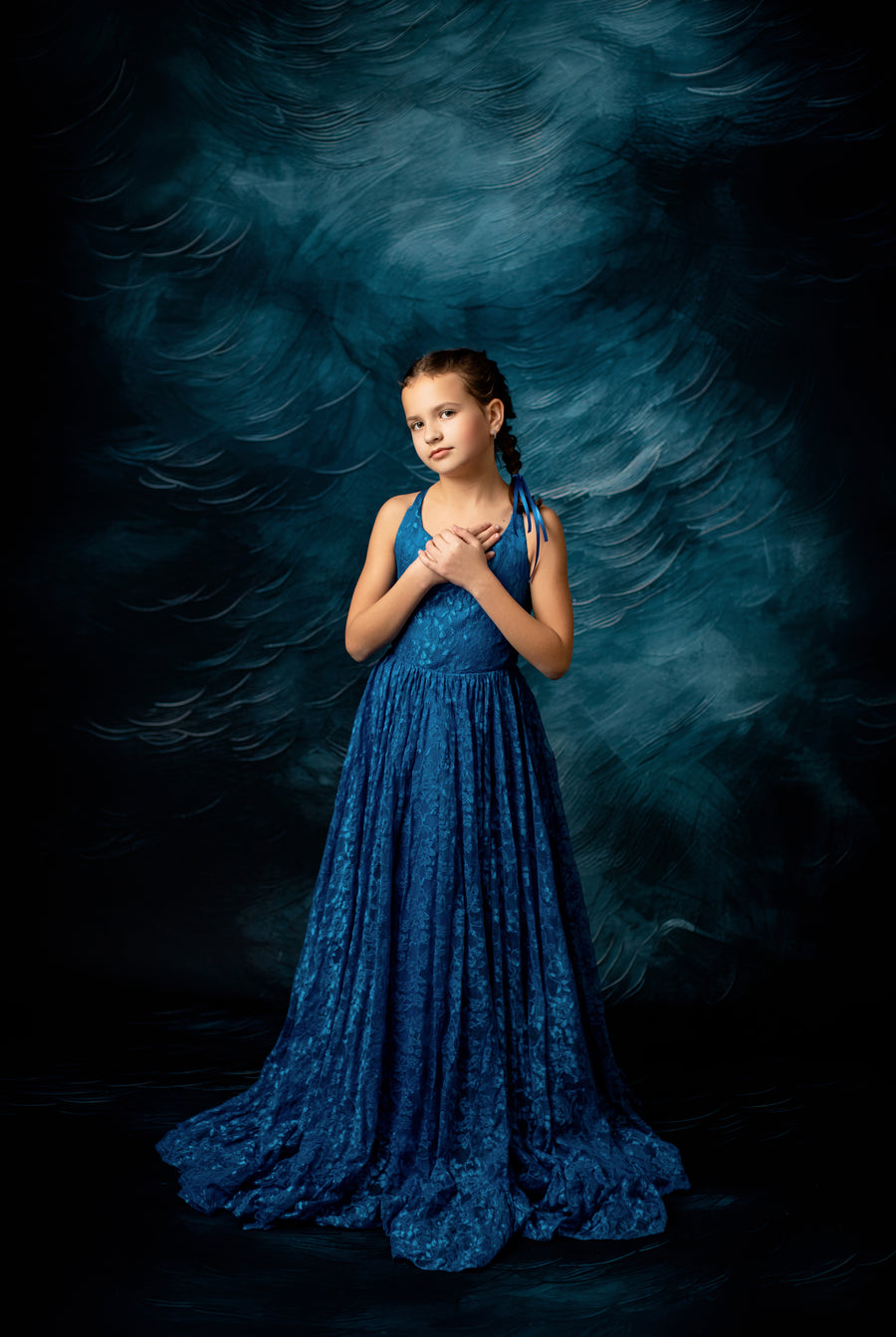 Everly Lace Dress (Solids)- Choose Your Color | Editorial Dress | Couture Gown | Special Occasion Dress