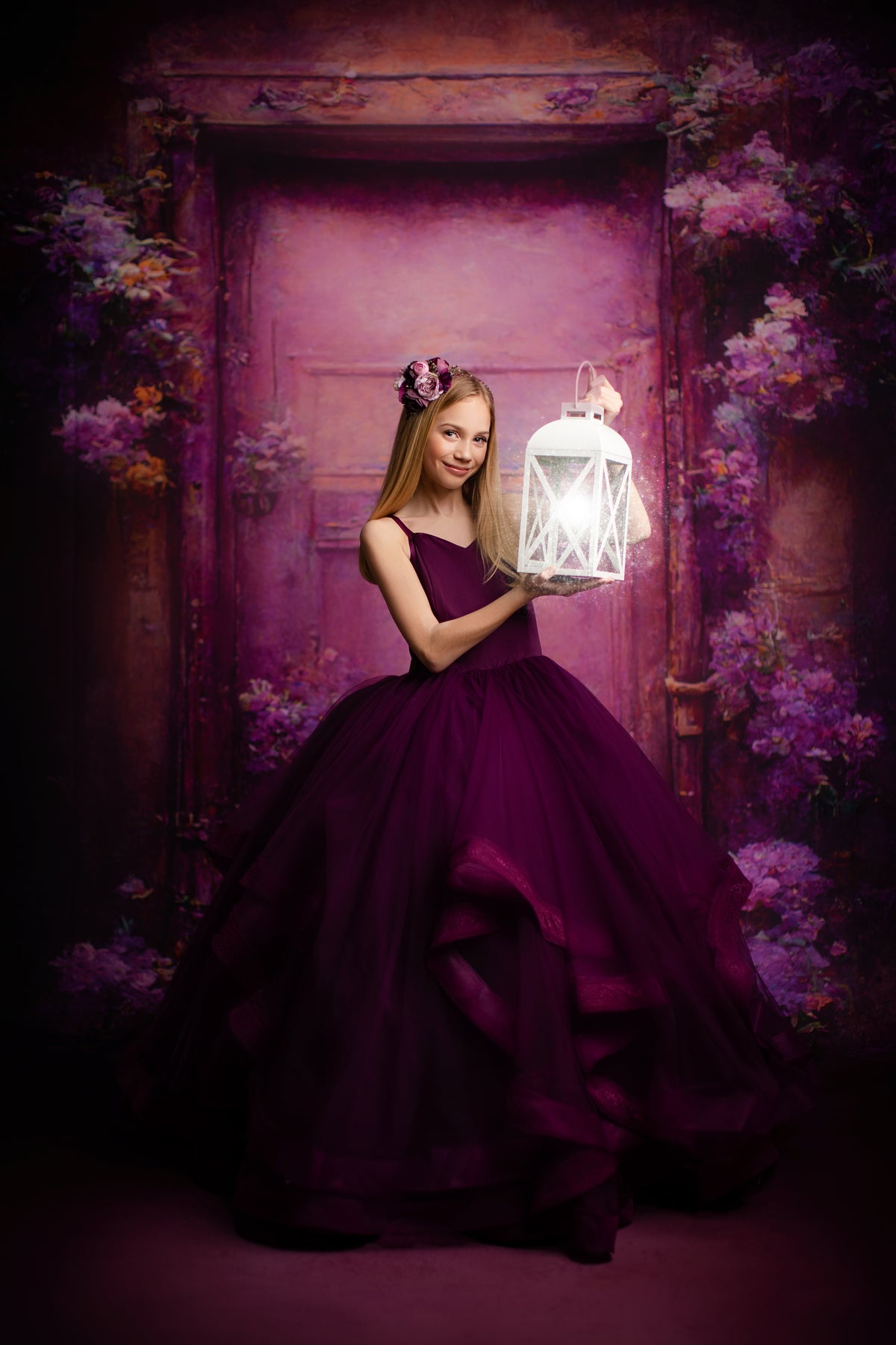 Cascade custom Solid gown- choose color Editorial Dress, Couture Gown, Special Occasion Dress