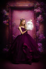 Cascade custom Solid gown- choose color Editorial Dress, Couture Gown, Special Occasion Dress
