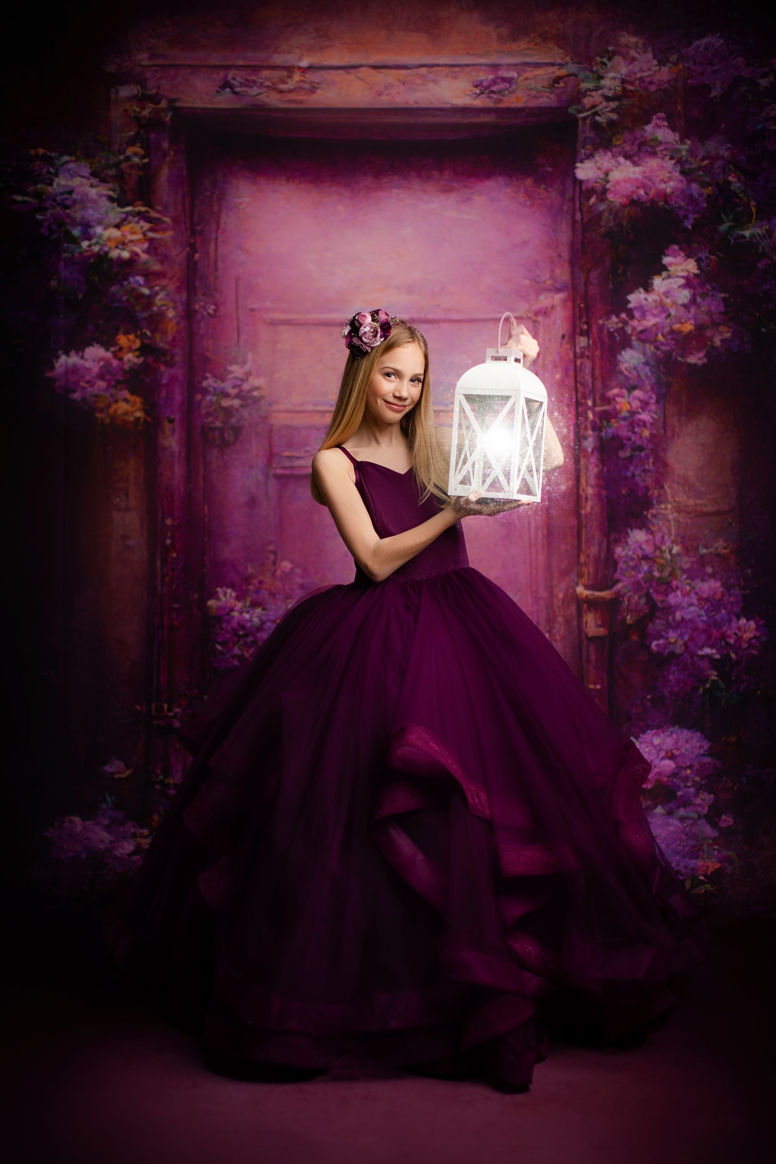 Cascade custom Solid gown- choose color Editorial Dress, Couture Gown, Special Occasion Dress