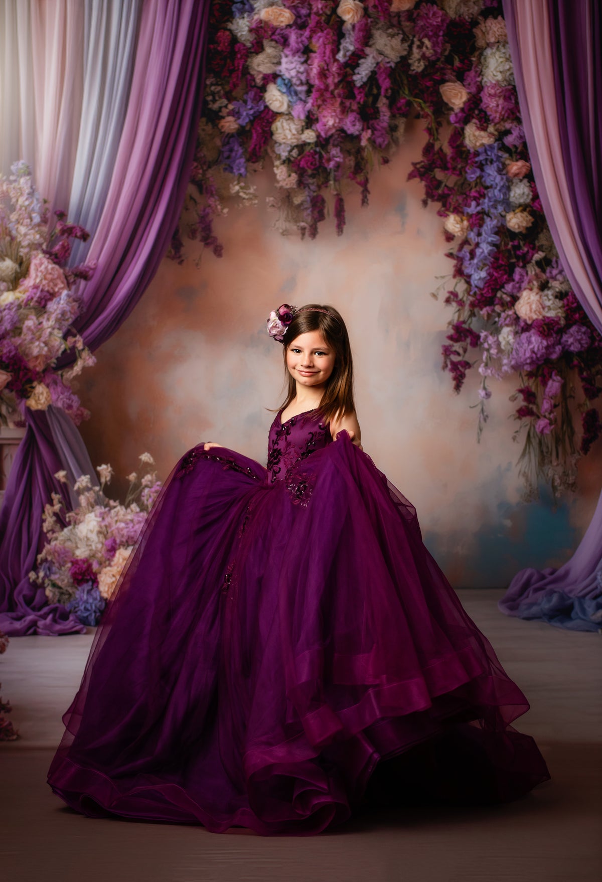 Bentley and Lace Dream Gown photography session and couture portrait experience