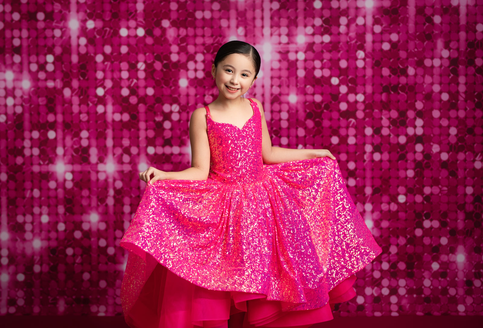 Sparkle Pop Gown- Sequin High Low Gown- select your color-  Floor Length Gown  Editorial Dress, Couture Gown, Special Occasion Dress