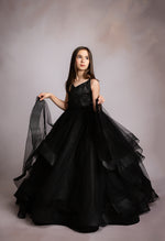 "Close-up of Seraphina Grace bodice showcasing delicate design and custom color fabric"

