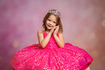 Couture short gown with tulle detail

