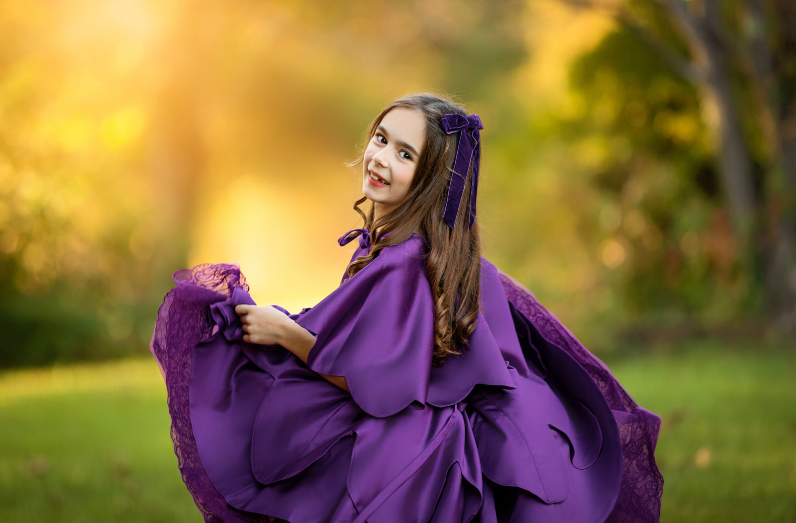 "Camila" Petal Length Dress | Editorial Couture Gown for Special Occasions