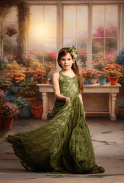 Everly Lace Dress (Solids)- Choose Your Color | Editorial Dress | Couture Gown | Special Occasion Dress