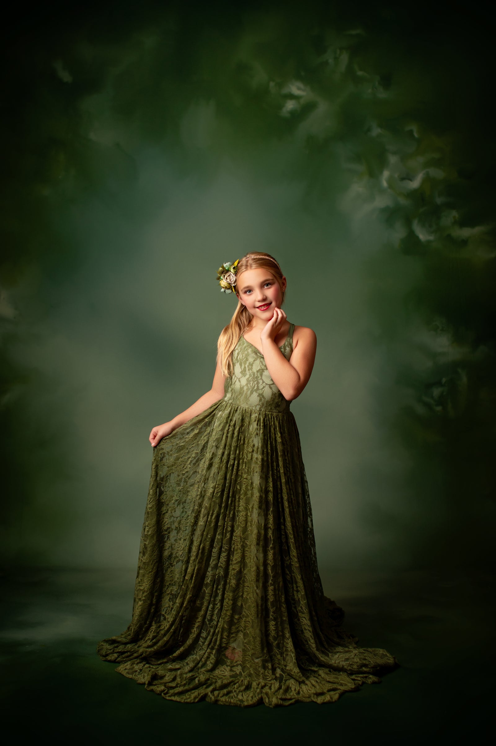 Everly Lace Dress (Solids)- Choose Your Color | Editorial Dress | Couture Gown | Special Occasion Dress