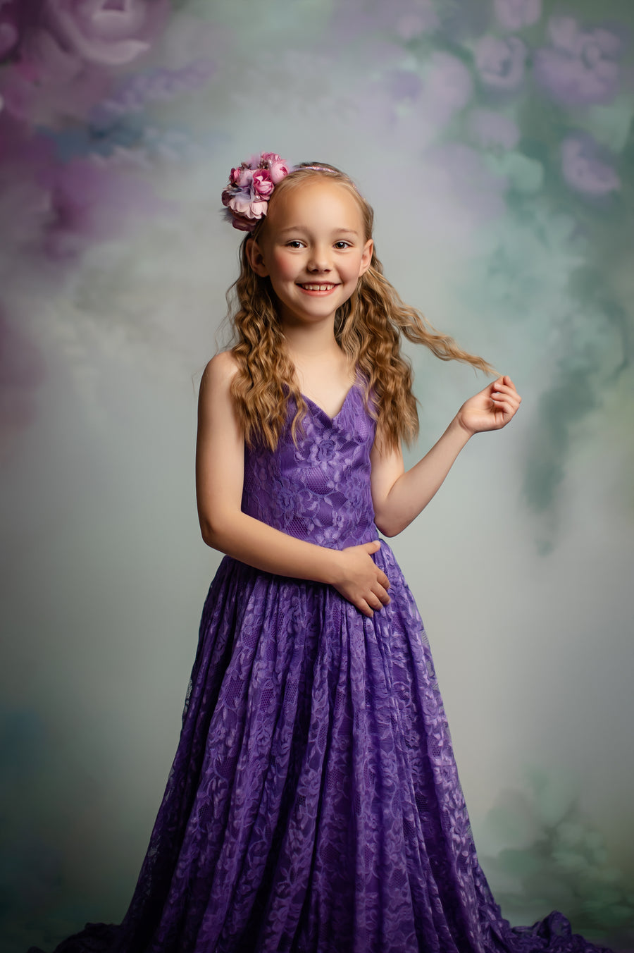 Everly Lace Dress (Solids)- Choose Your Color | Editorial Dress | Couture Gown | Special Occasion Dress