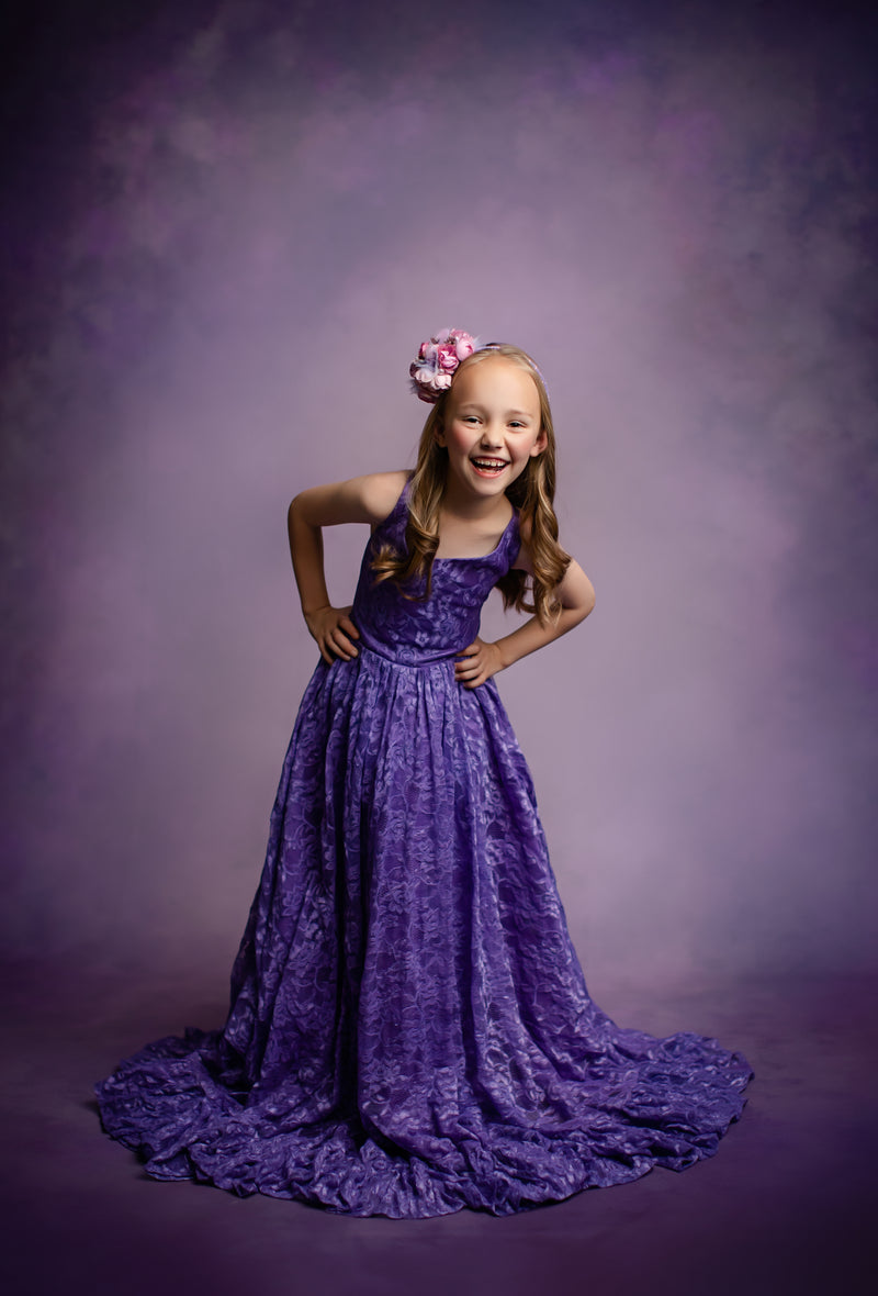 Everly Lace Dress (Solids)- Choose Your Color | Editorial Dress | Couture Gown | Special Occasion Dress