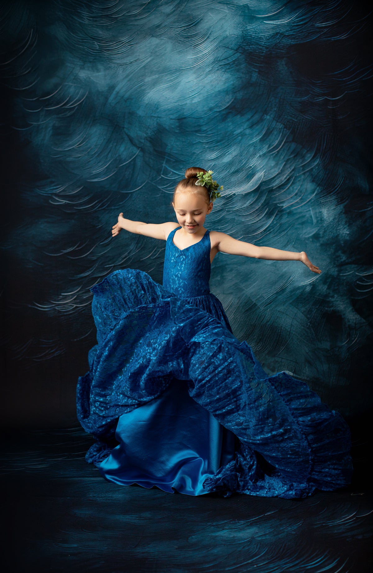Everly Lace Dress (Solids)- Choose Your Color | Editorial Dress | Couture Gown | Special Occasion Dress