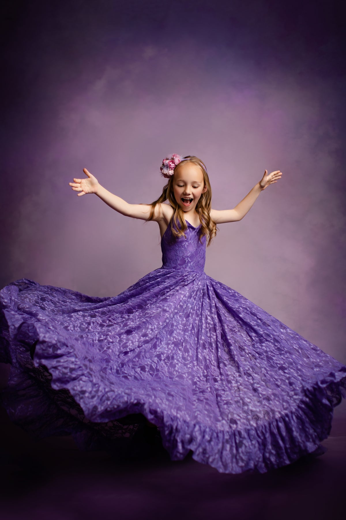 Everly Lace Dress (Solids)- Choose Your Color | Editorial Dress | Couture Gown | Special Occasion Dress