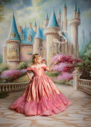 Luxury children’s gown in shimmering satin, perfect for styled photoshoots

