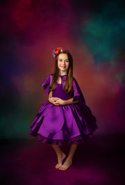"Camila" Petal Length Dress | Editorial Couture Gown for Special Occasions
