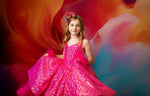 "Sparkling Princess" High Low length  Editorial Dress, Couture Gown, Special Occasion Dress