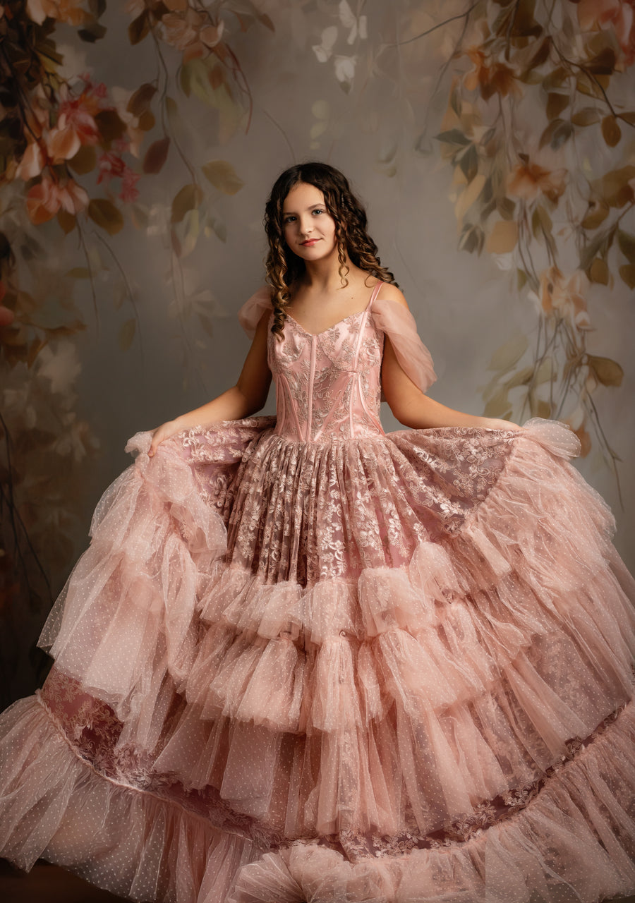 Luxury portrait gown