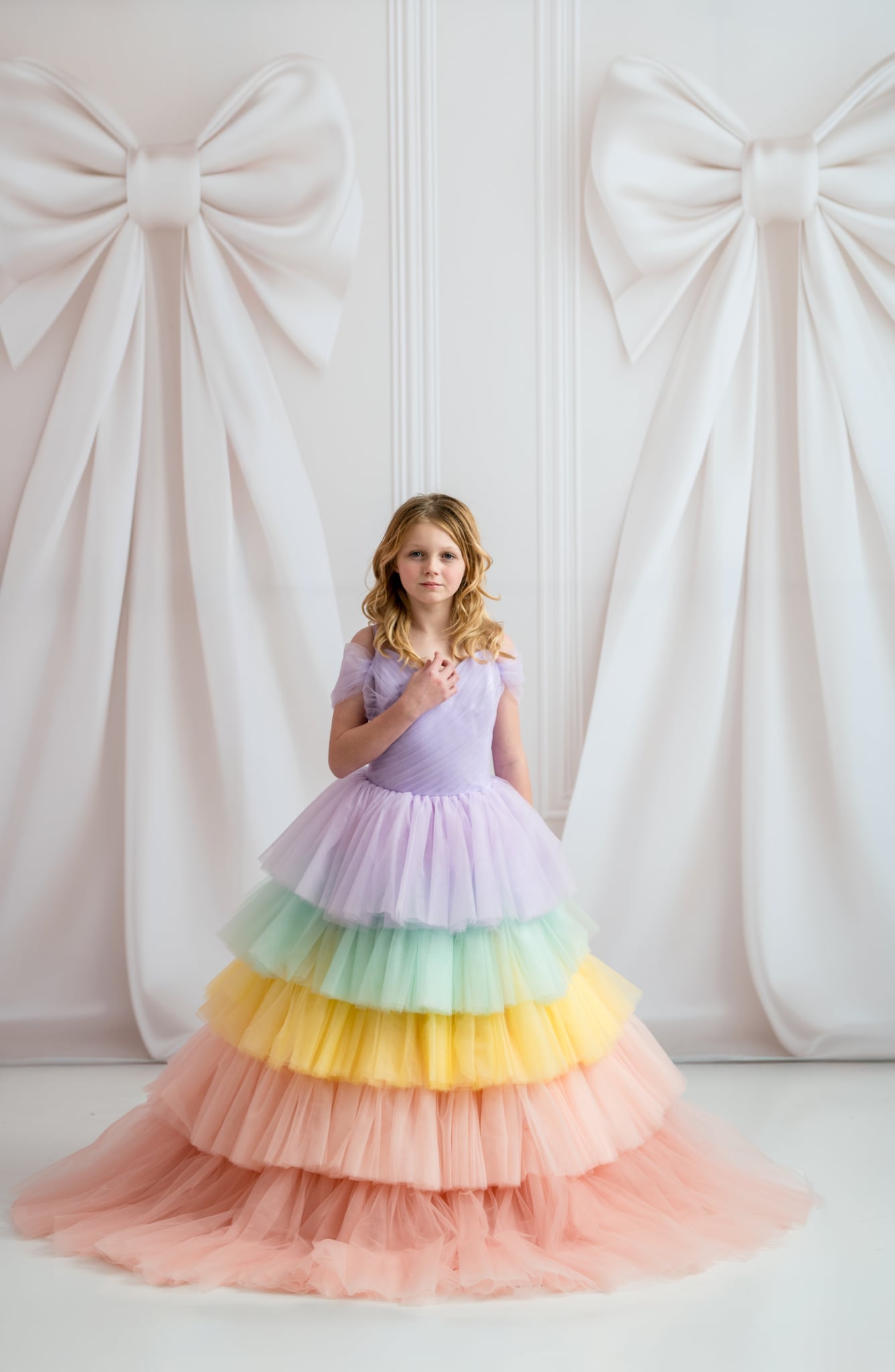 "Dreamcloud" – Teen to Adult Floor-Length Gown | Custom Colors | Editorial & Special Occasion Dress