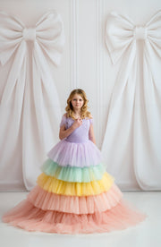 "Dreamcloud" – Teen to Adult Floor-Length Gown | Custom Colors | Editorial & Special Occasion Dress