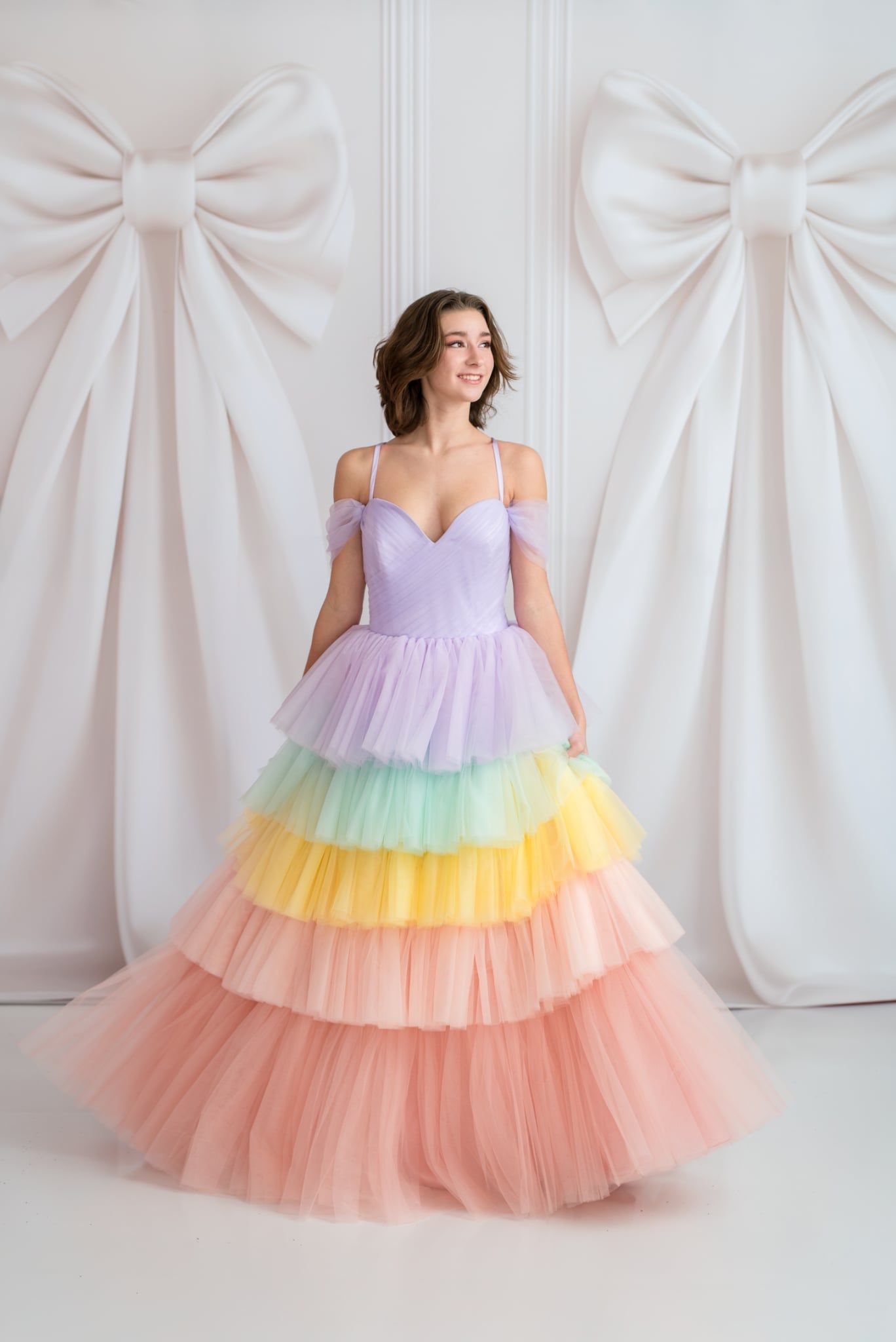 "Dreamcloud" – Teen to Adult Floor-Length Gown | Custom Colors | Editorial & Special Occasion Dress