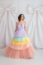 "Dreamcloud" – Teen to Adult Floor-Length Gown | Custom Colors | Editorial & Special Occasion Dress