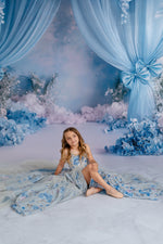 Hillary Chiffon Gown - Children-Adult sizes, Choose your color:  Editorial Dress, Couture Gown, Special Occasion Dress