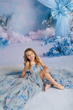Hillary Chiffon Gown - Children-Adult sizes, Choose your color:  Editorial Dress, Couture Gown, Special Occasion Dress