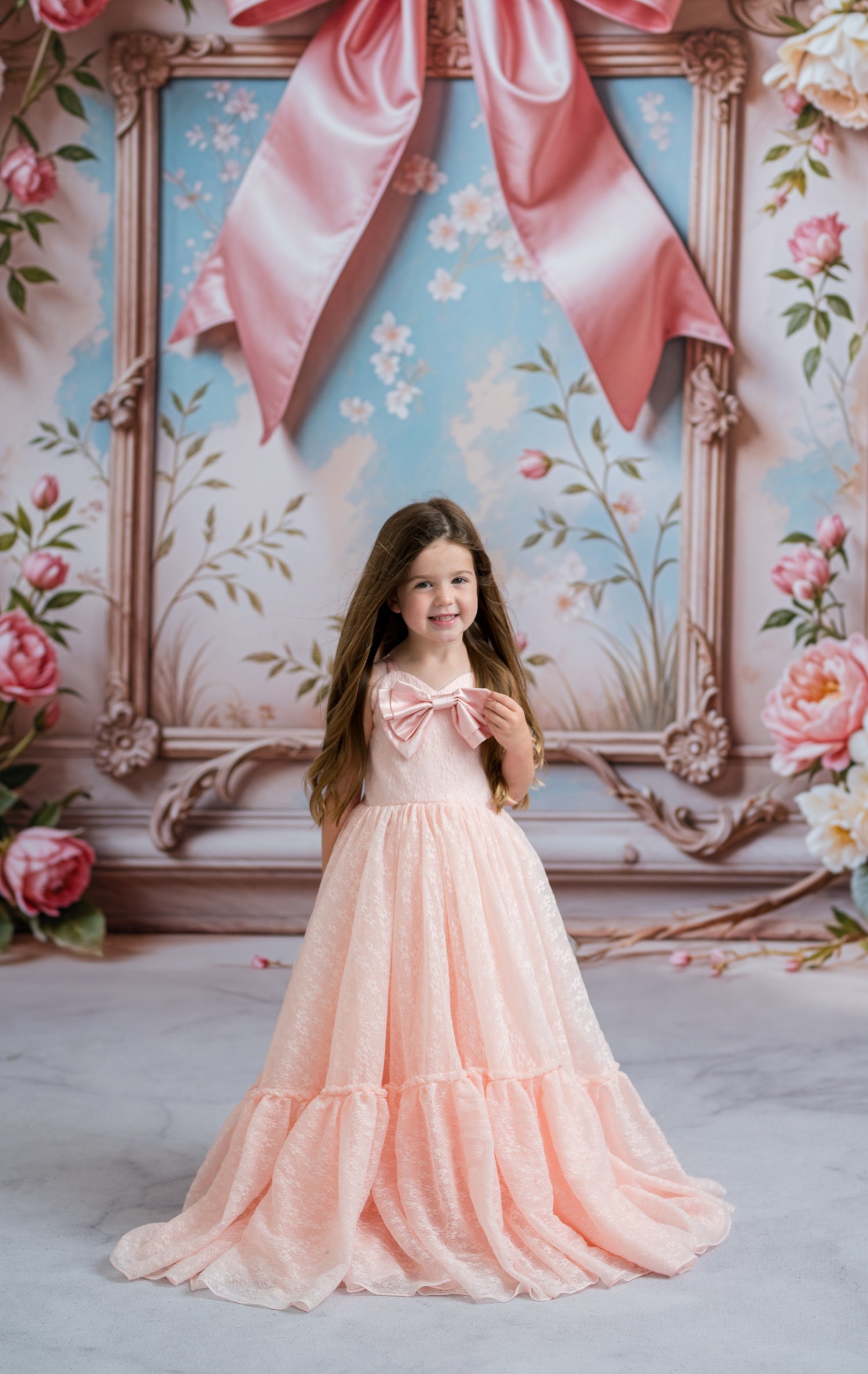 Bentley and Lace couture gown styled for a photography session