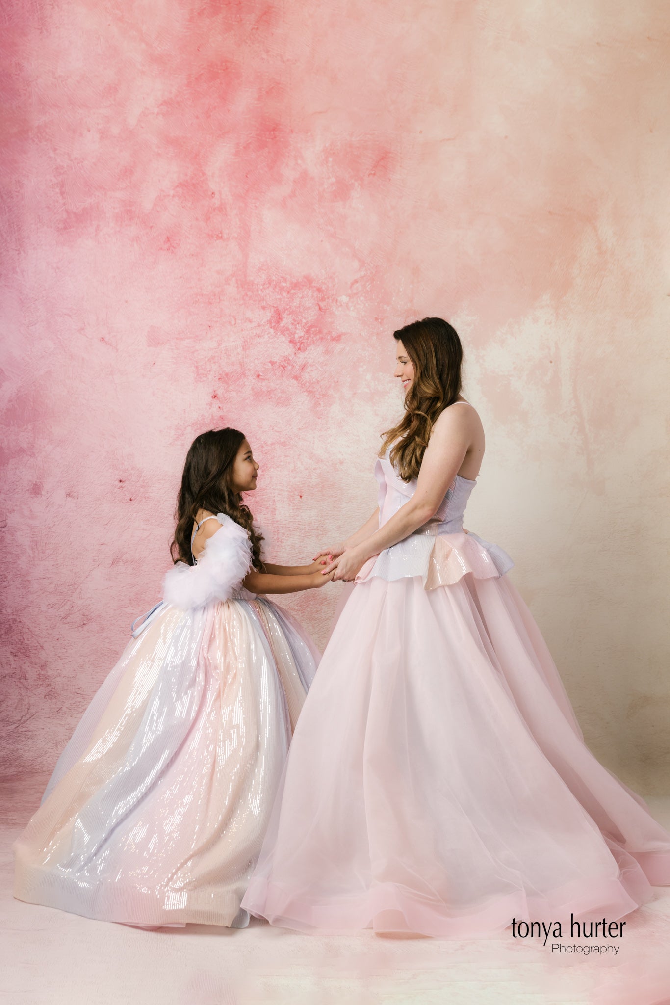 Aurora Gleam - Floor Length Gown with Detachable Tulle Sleeves (9-10 Years)
