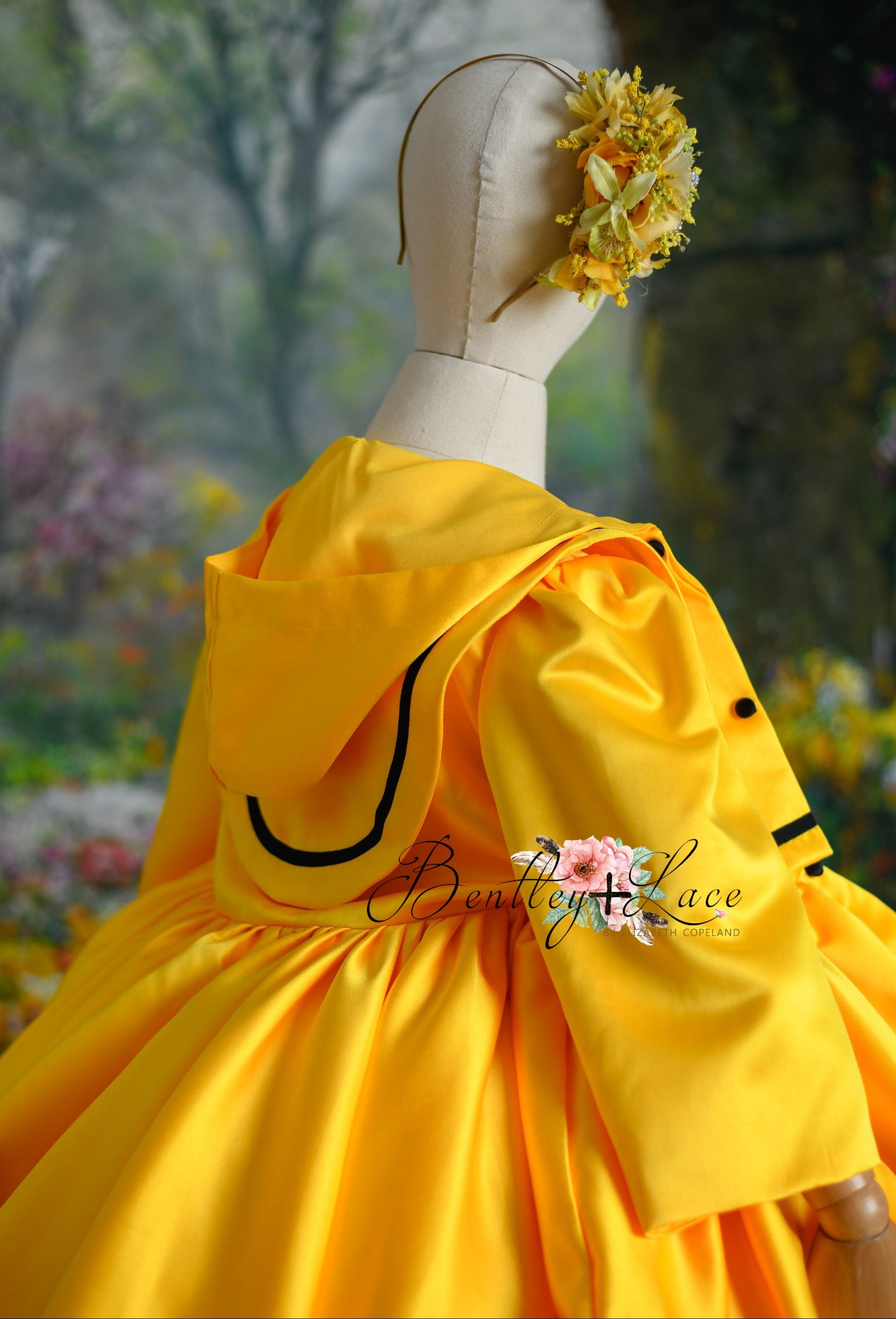 Couture Rental Gown "April Showers" -   jacket ONLY - sailor style  ( 7 Year - Petite 10 Year)