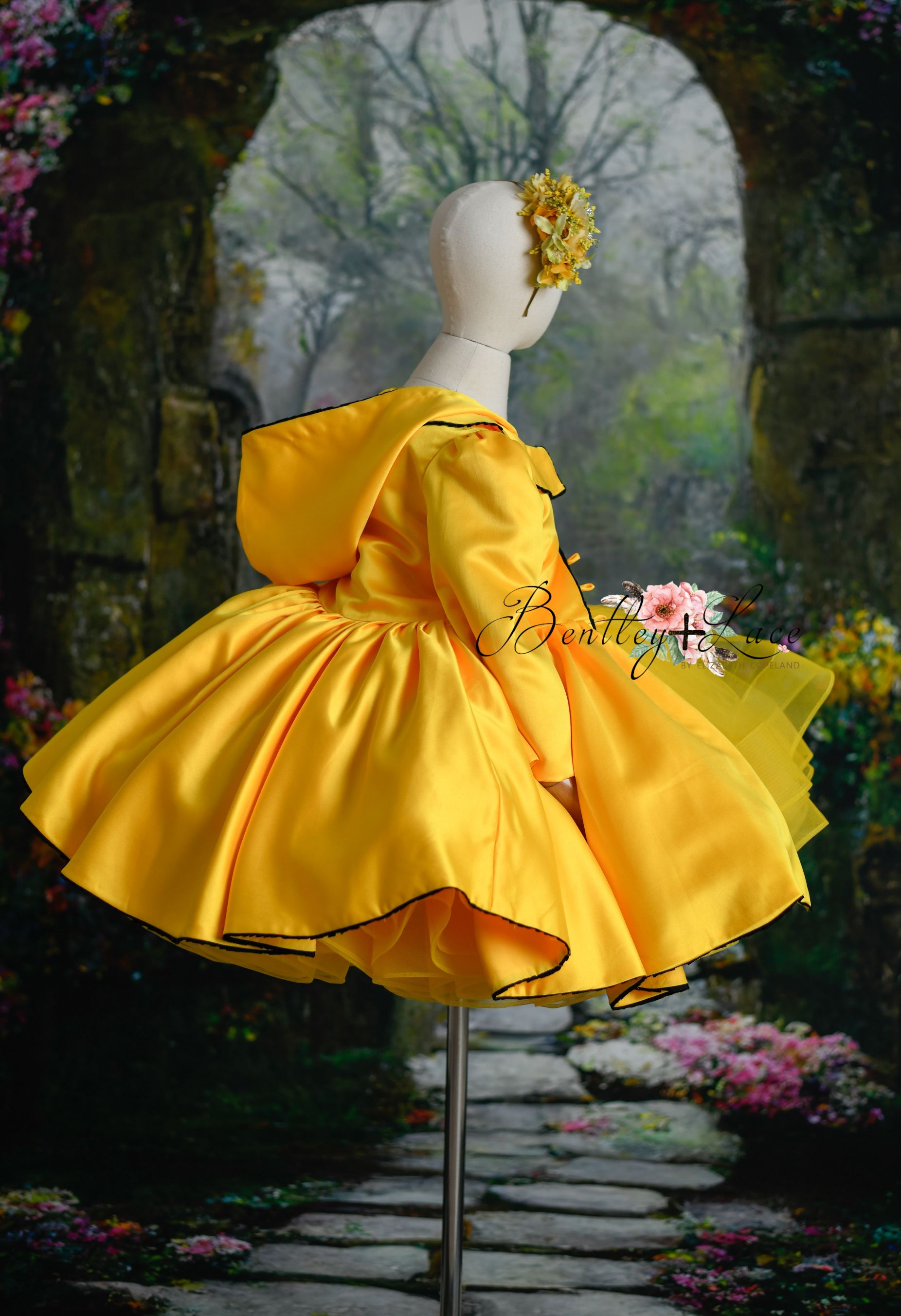 "April Showers" -   tulle bodice with beading - jacket is not included ( 8 Year - Petite 10 Year)