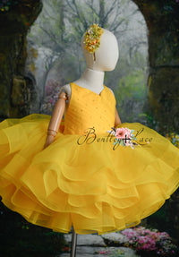new "April Showers" -   tulle bodice with beading - jacket is not included ( 8 Year - Petite 10 Year)