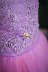 NEW "Hillary" - sunset - Beautiful boho slip dress- (8-9 year)