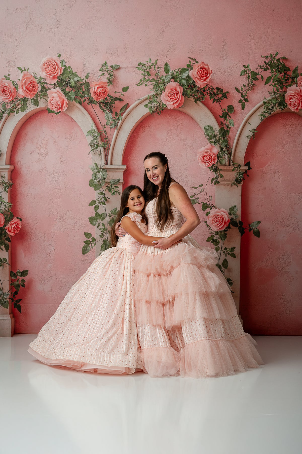 "Sugar Rosette" – Teen to Adult Floor-Length Gown | Custom Colors | Editorial & Special Occasion Dress