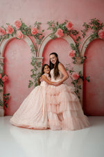 "Sugar Rosette" – Teen to Adult Floor-Length Gown | Custom Colors | Editorial & Special Occasion Dress