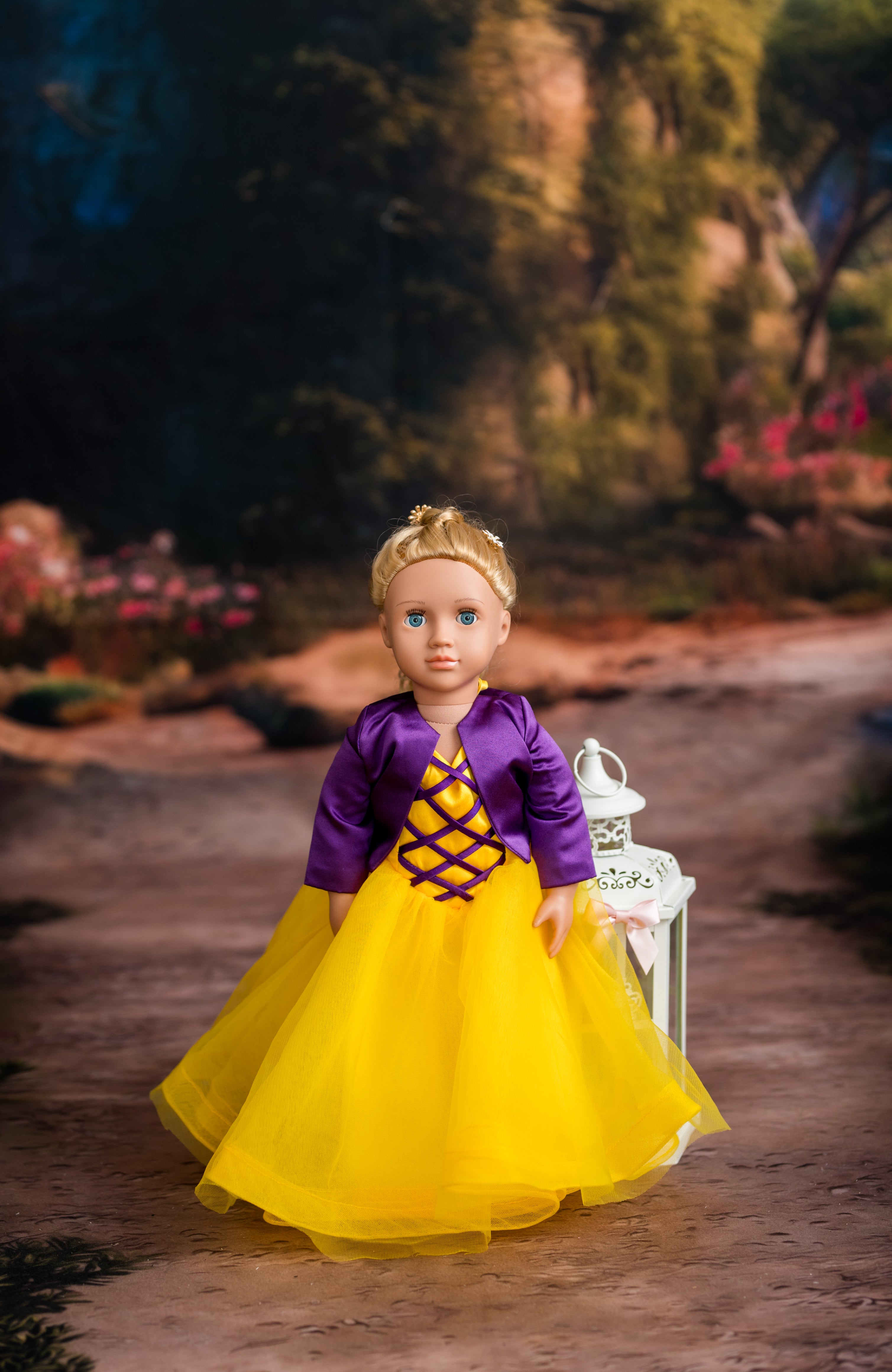 Leia's Kids (Princess Marigold) Doll Gown and Jacket | Floor-Length | Custom Colors