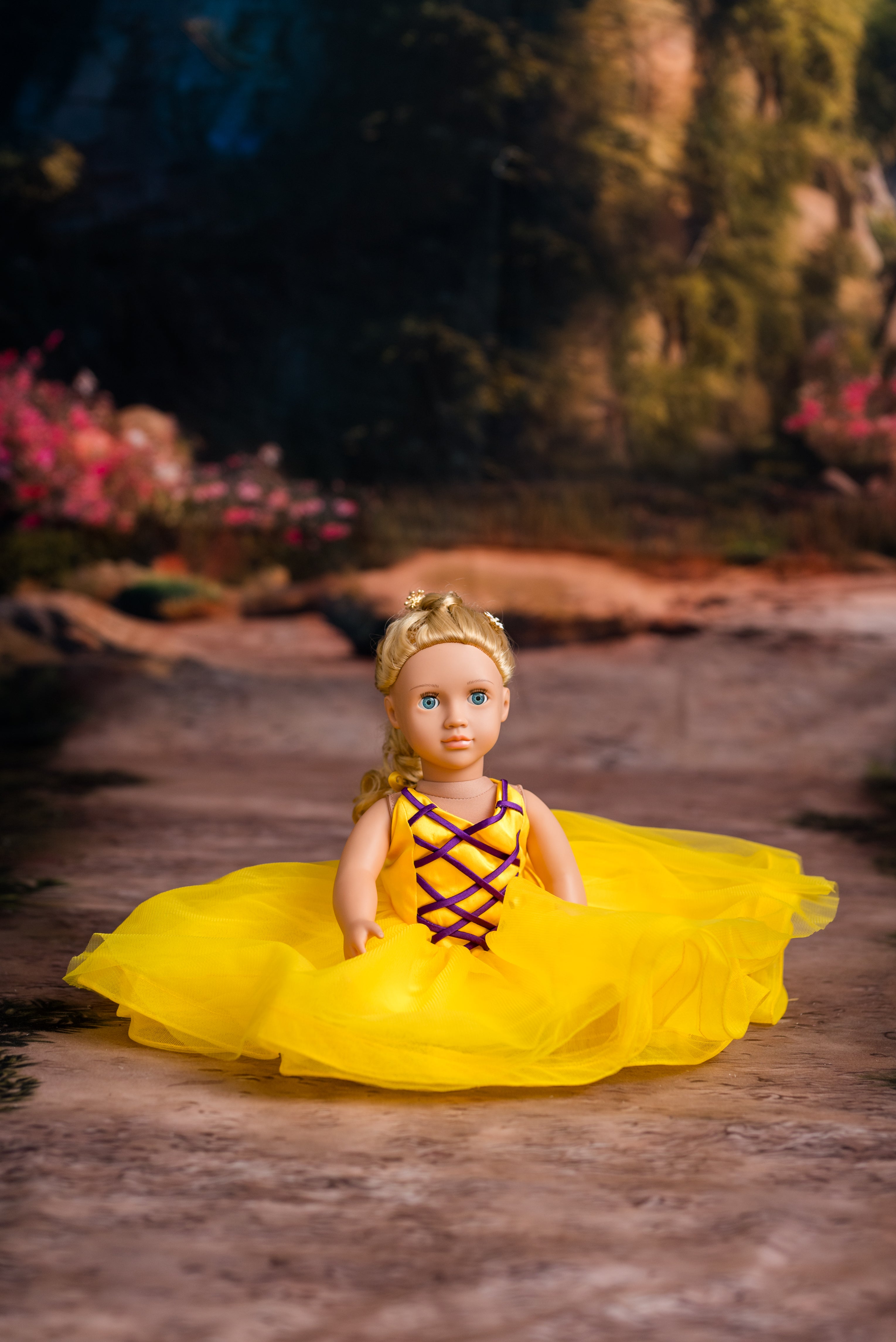 Leia's Kids (Princess Marigold) Doll Gown and Jacket | Floor-Length | Custom Colors