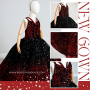Taylor Swift inspired custom gowns - Reputation album gown