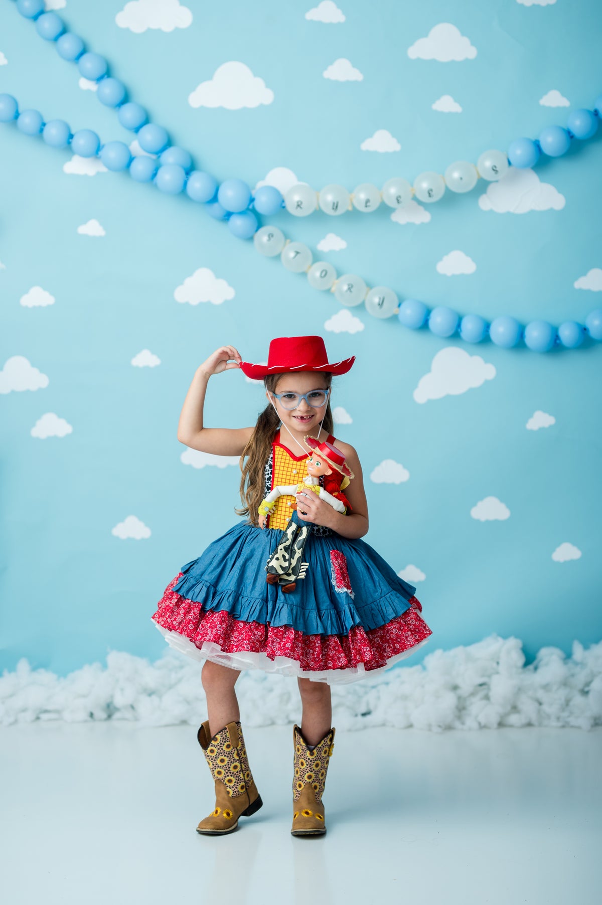 “You’ve Got a Friend” Western Twirl Dress Rental | Dress + Detachable Vest