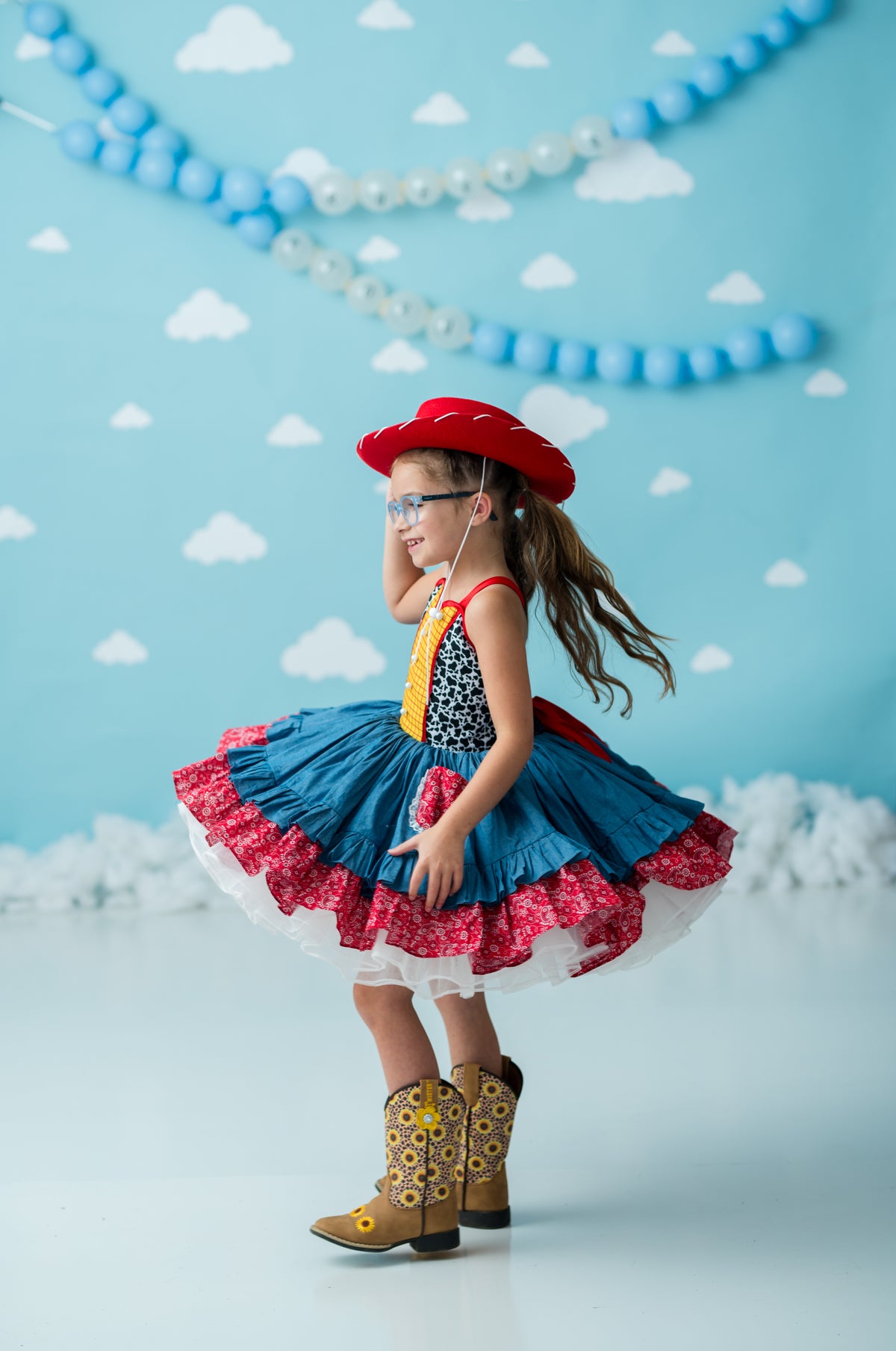 “You’ve Got a Friend” Western Twirl Dress Rental | Dress + Detachable Vest