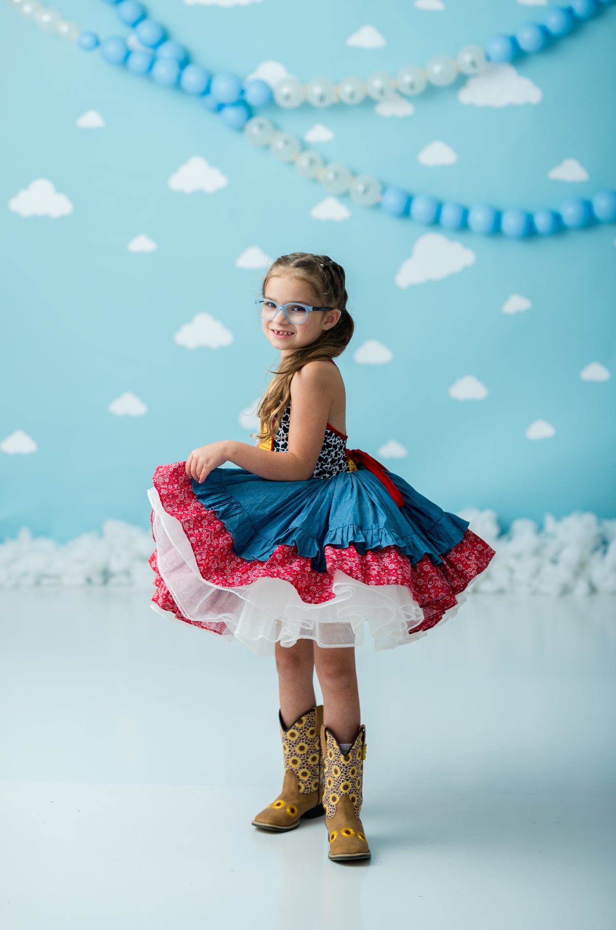 “You’ve Got a Friend” Western Twirl Dress Rental | Dress + Detachable Vest