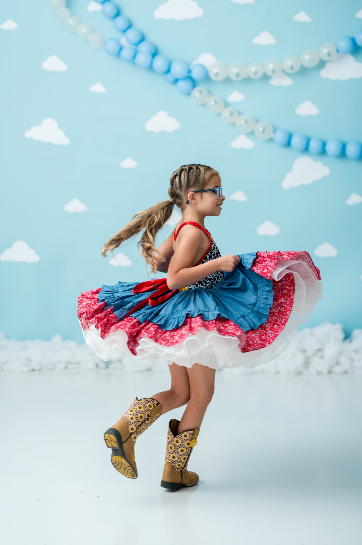 “You’ve Got a Friend” Western Twirl Dress Rental | Dress + Detachable Vest