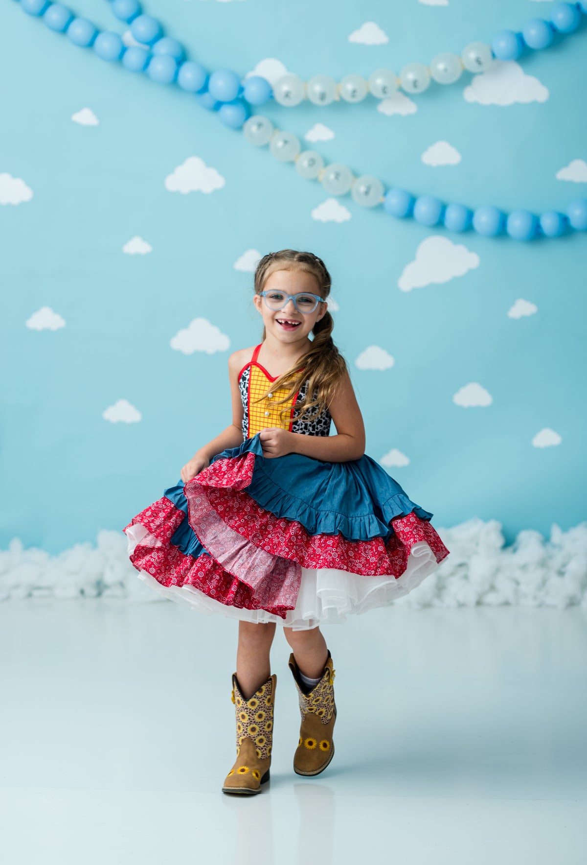 “You’ve Got a Friend” Western Twirl Dress Rental | Dress + Detachable Vest
