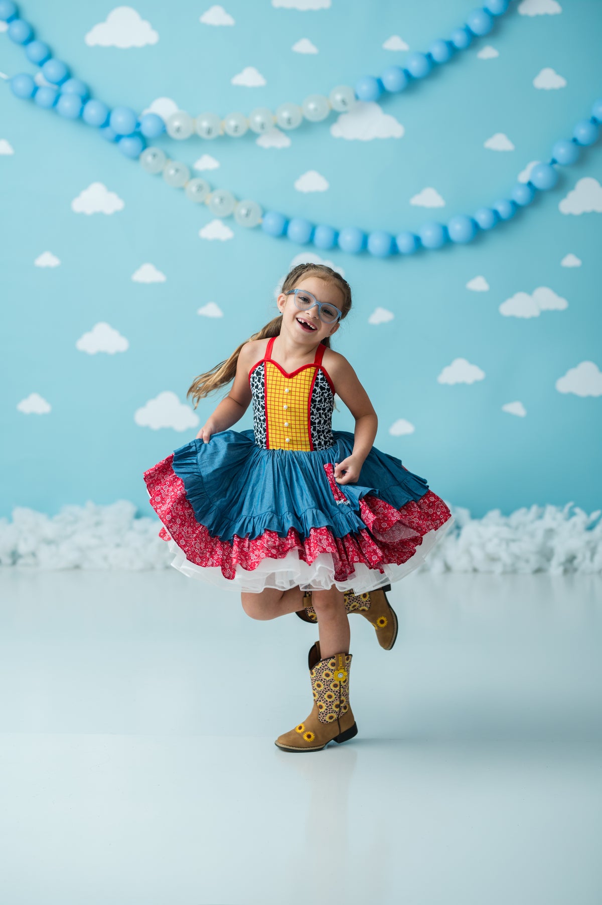 “You’ve Got a Friend” Western Twirl Dress Rental | Dress + Detachable Vest