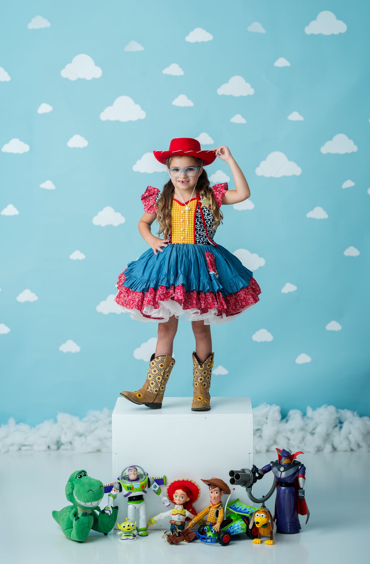 “You’ve Got a Friend” Western Twirl Dress Rental | Dress + Detachable Vest