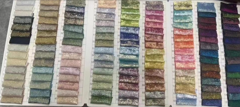 Editorial-style satin dress in custom color with shimmering textured fabric

