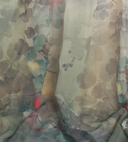 "Mystic Meadow" Chiffon Floor Length Gown - Choose your color:  Editorial Dress, Couture Gown, Special Occasion Dress