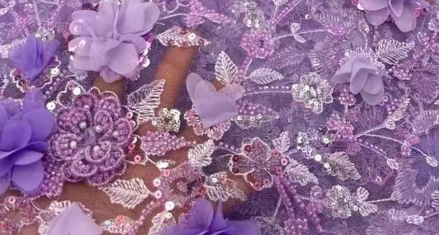 “Violet Grace” Floor-Length Gown – Detachable Sleeves | Special Occasion Dress