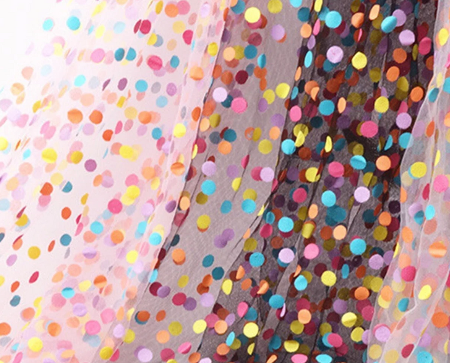 Confetti — Floor-Length Cascade Gown Choose Your Color | Editorial Dress | Couture Gown | Special Occasion Dress