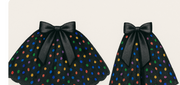 Custom Detachable Wrap Sequin Skirt