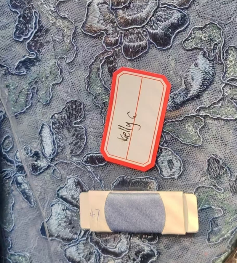 Kelly c blue embroidered gowns final payment