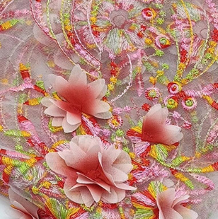 Blossom Promise Floor-Length Gown – Couture Editorial Dress for Special Occasions